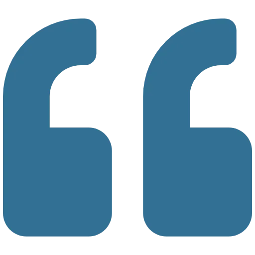 Quotation-mark Testimonial